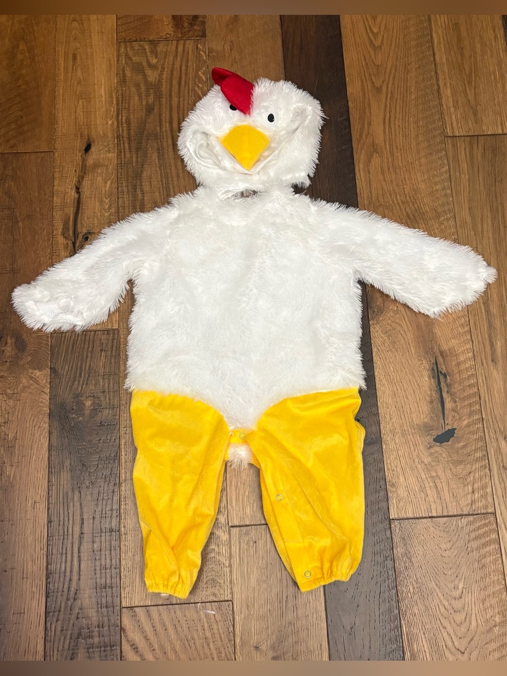 “Cluckin' Cutie” Infant Chicken Costume Size 6-12 Mo. Halloween farm fuzzy baby